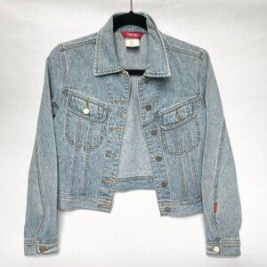 90's Trucker ESPRIT Acid Wash/Lightwash Denim Jacket, Small, Vintage